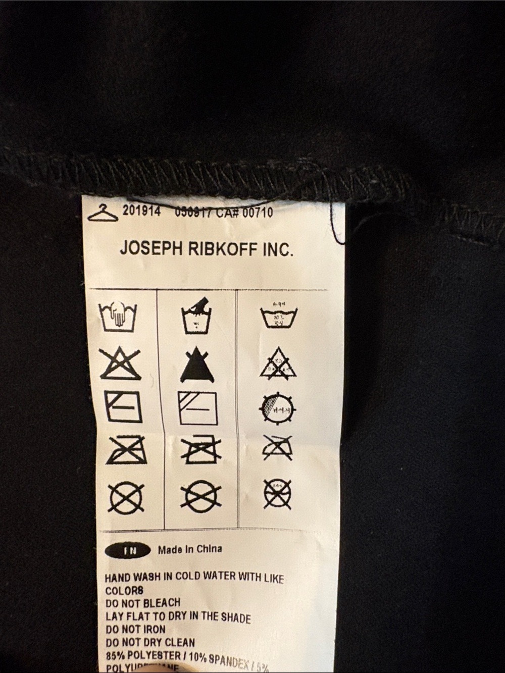 Joseph Ribkoff Studded Black Biker Moto Jacket Silver Studs Medium - Picture 7 of 10